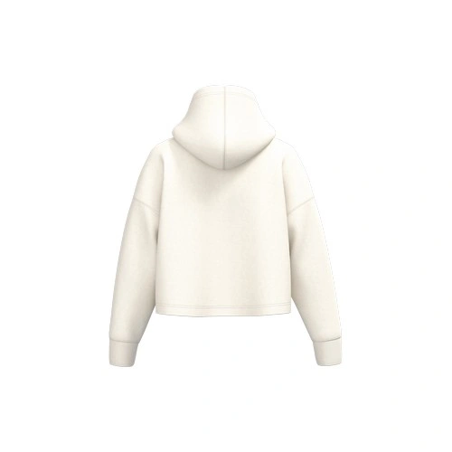 Sudadera crop con capucha mujer