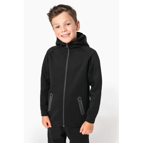 Chaqueta con capucha performance infantil