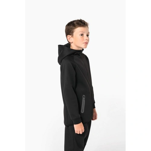 Chaqueta con capucha performance infantil
