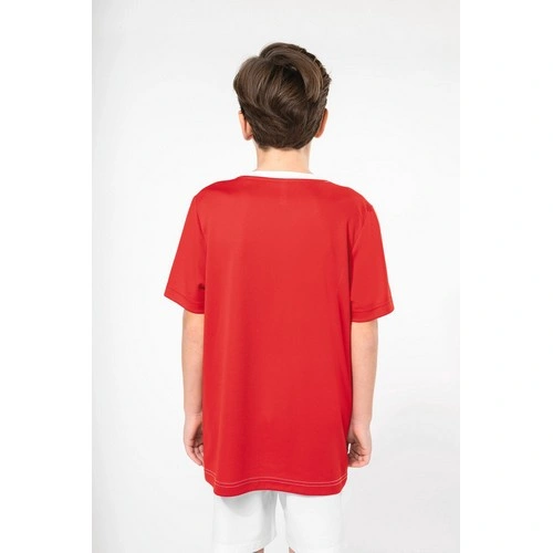 Camiseta de deporte ecorresponsable bicolor infantil