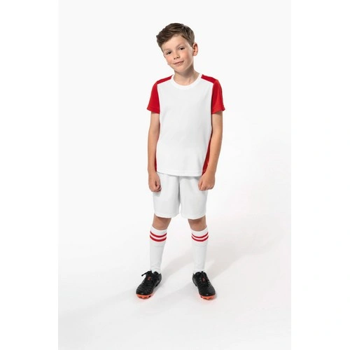 Camiseta de deporte ecorresponsable bicolor infantil