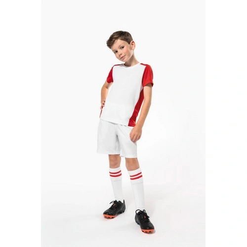 Camiseta de deporte ecorresponsable bicolor infantil