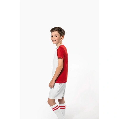 Camiseta de deporte ecorresponsable bicolor infantil