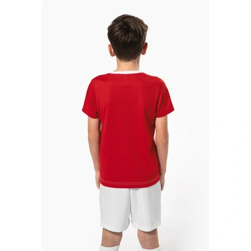 Camiseta de deporte ecorresponsable bicolor infantil