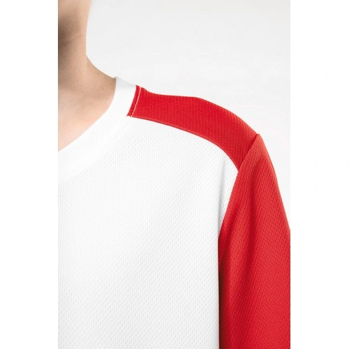 Camiseta de deporte ecorresponsable bicolor infantil