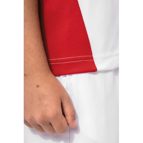 Camiseta de deporte ecorresponsable bicolor infantil