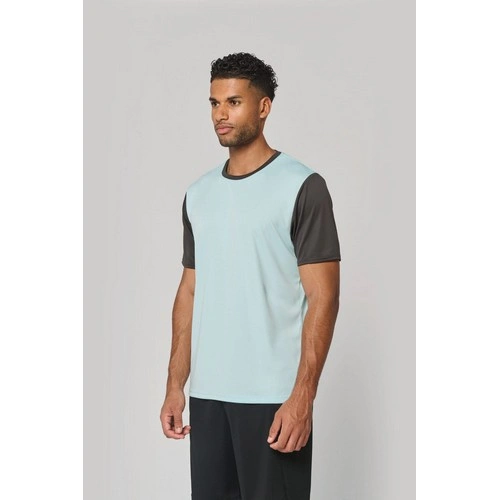 Camiseta manga corta bicolor adulto