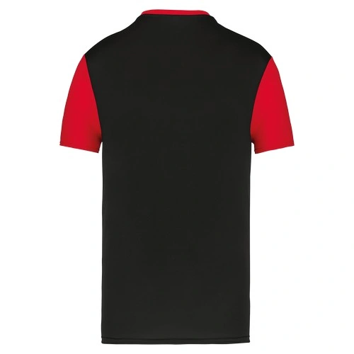 Camiseta manga corta bicolor adulto