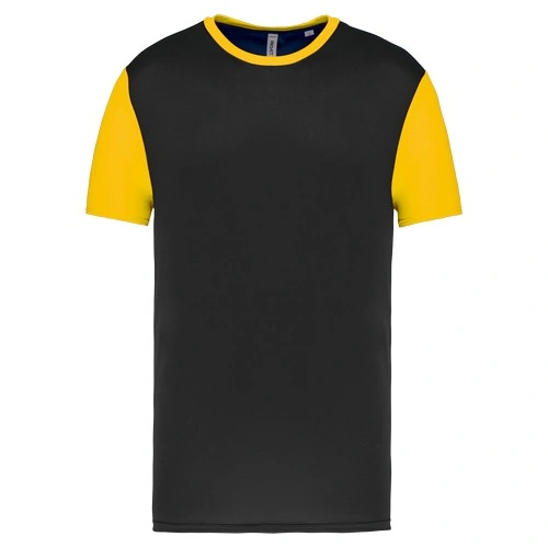Camiseta manga corta bicolor adulto