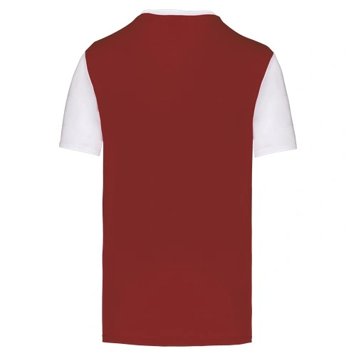 Camiseta manga corta bicolor adulto