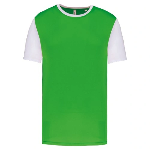 Camiseta manga corta bicolor adulto