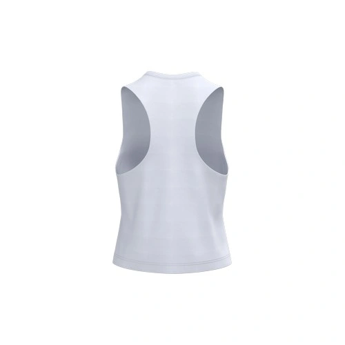 Camiseta sin mangas crop Triblend mujer
