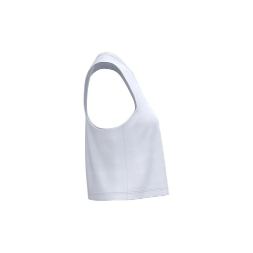 Camiseta sin mangas crop Triblend mujer