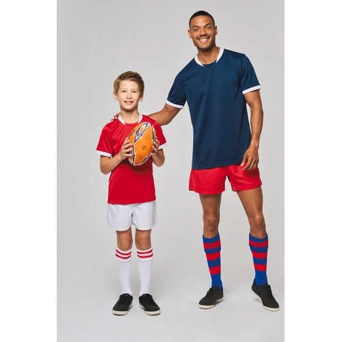 Camiseta rugby manga corta infantil