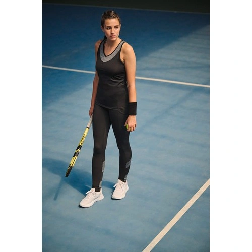 Camiseta pádel sin mangas bicolor mujer