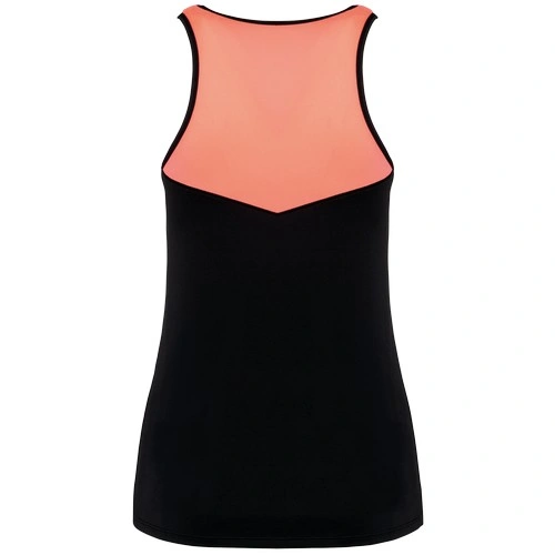 Camiseta pádel sin mangas bicolor mujer