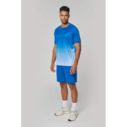 Camiseta multideporte de poliéster realzado unisex