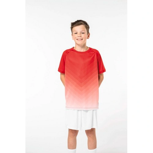 Camiseta multideporte de poliéster realzado infantil