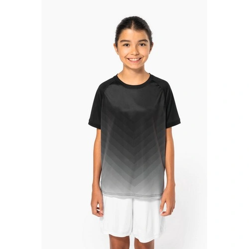 Camiseta multideporte de poliéster realzado infantil
