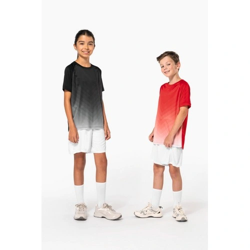 Camiseta multideporte de poliéster realzado infantil