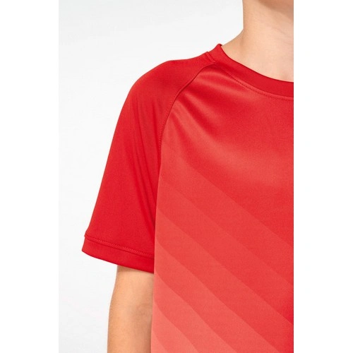 Camiseta multideporte de poliéster realzado infantil