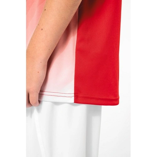 Camiseta multideporte de poliéster realzado infantil