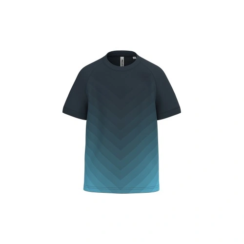 Camiseta multideporte de poliéster realzado infantil