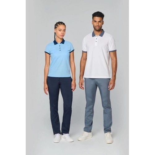 Polo piqué performance hombre