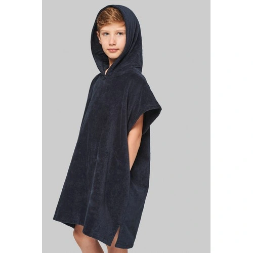 Poncho de rizo con capucha niño