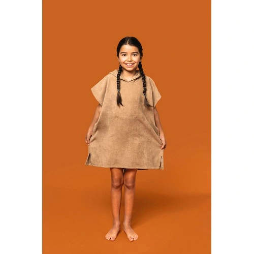Poncho de rizo con capucha niño