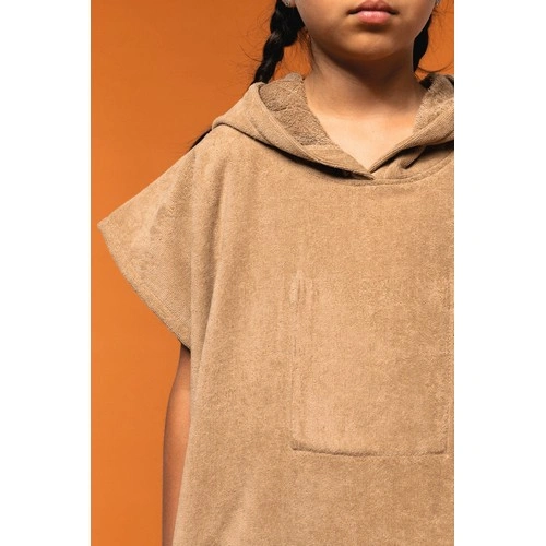 Poncho de rizo con capucha niño