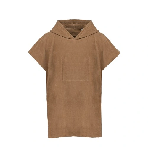 Poncho de rizo con capucha niño