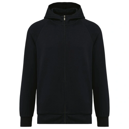 Chaqueta con cremallera y capucha hombre