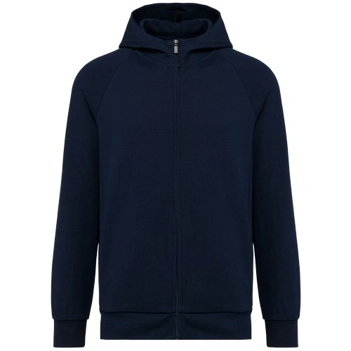 Chaqueta con cremallera y capucha hombre