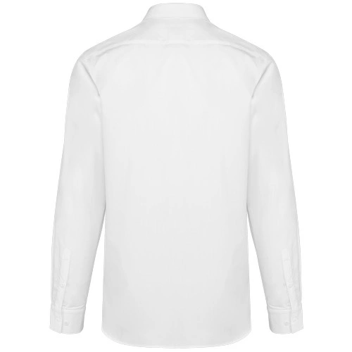 Camisa sarga manga larga hombre