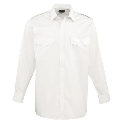 Camisa Piloto manga larga hombre
