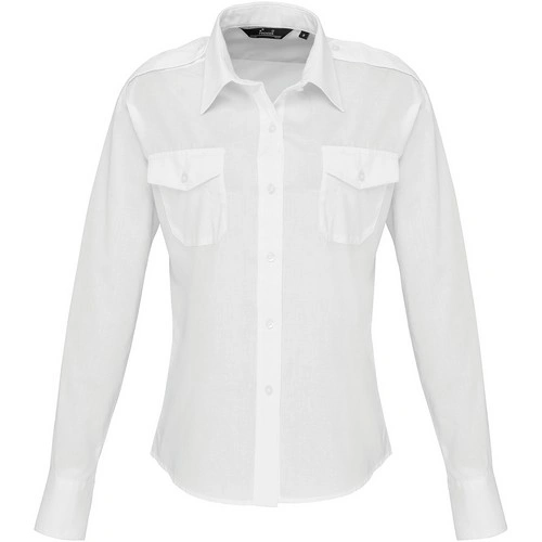 Camisa Piloto manga larga mujer