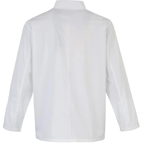 Chaqueta de cocina botones a presión manga larga
