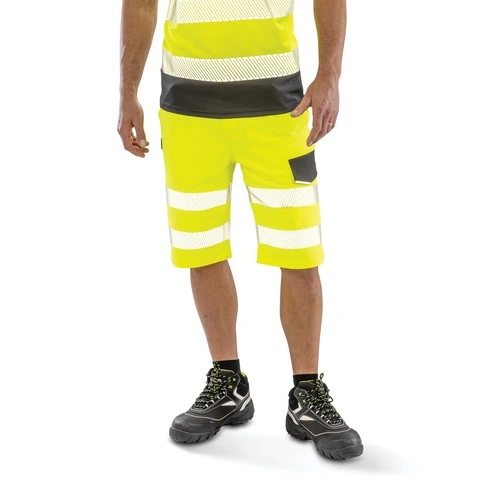 Pantalón corto de seguridad elástico reciclado Safe-Guard