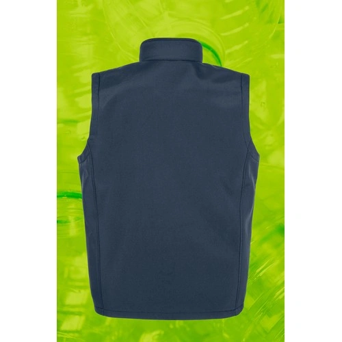 chaleco Sofshell hombre reciclado 2 capas y imprimible