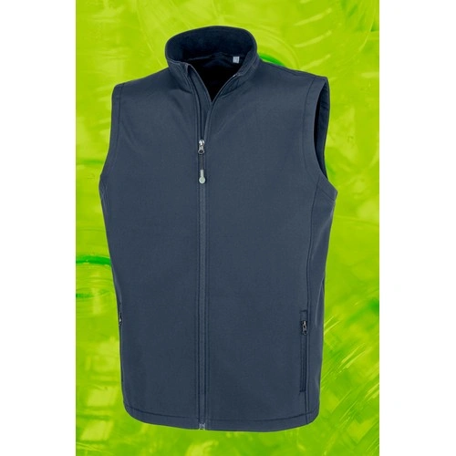 chaleco Sofshell hombre reciclado 2 capas y imprimible