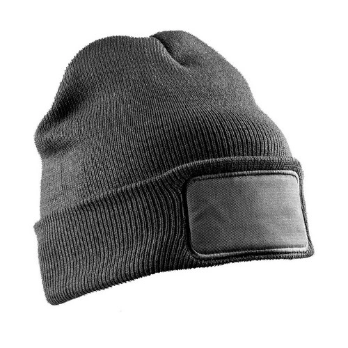 NUEVO 2025 Gorro de doble punto reciclado imprimible