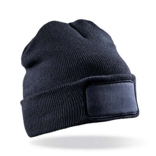 NUEVO 2025 Gorro de doble punto reciclado imprimible