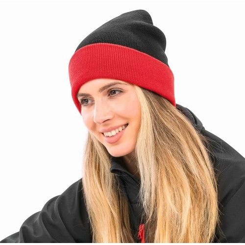 Beanies Gorro negro reciclado Compass