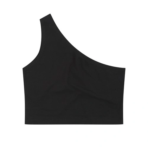 Top asimétrico para mujer