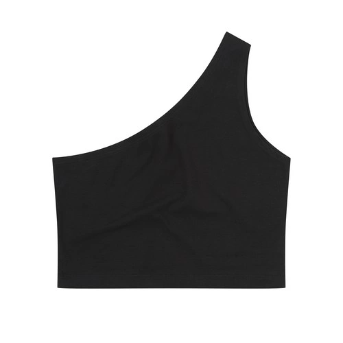 Top asimétrico para mujer
