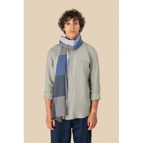 Fular a cuadros unisex br/