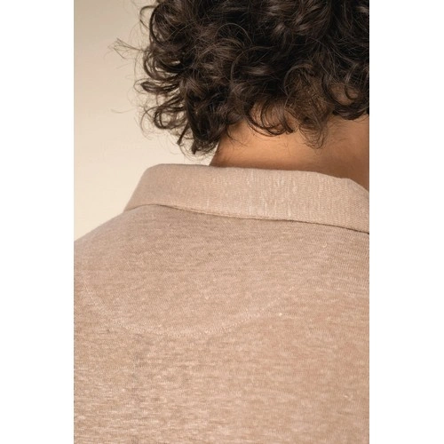 Polo de lino hombre
