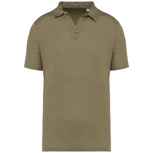 Polo de lino hombre