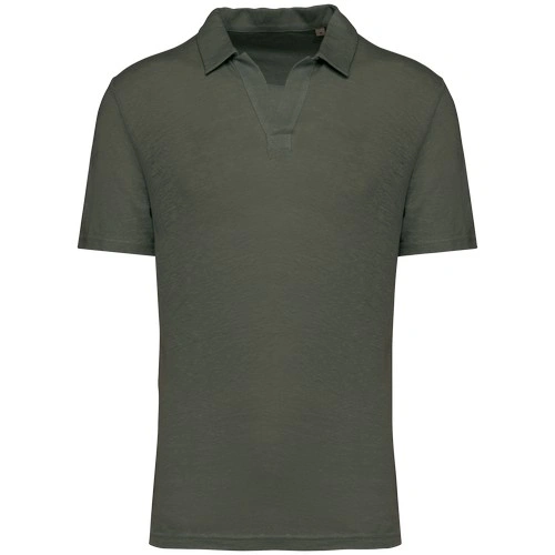 Polo de lino hombre